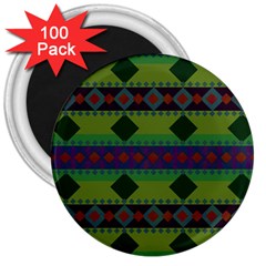 Background-batik 01 3  Magnets (100 Pack) by nateshop