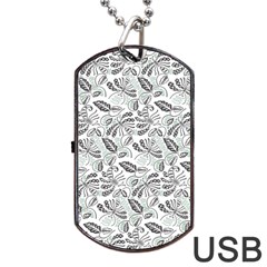 Batik Klasik In Indonesia Dog Tag Usb Flash (two Sides) by nateshop