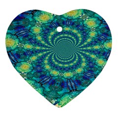 Fractal Heart Ornament (two Sides) by nateshop