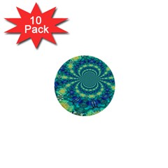 Fractal 1  Mini Buttons (10 Pack)  by nateshop