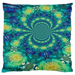 Fractal Large Cushion Case (one Side) by nateshop