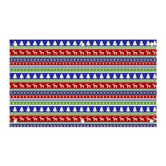 Christmas-color-stripes Pattern Banner And Sign 5  X 3 