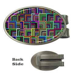Wallpaper-background-colorful Money Clips (oval)  by Bedest