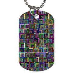 Wallpaper-background-colorful Dog Tag (two Sides) by Bedest