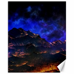 Landscape-sci-fi-alien-world Canvas 11  X 14  by Bedest