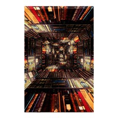 Library-tunnel-books-stacks Shower Curtain 48  X 72  (small) 