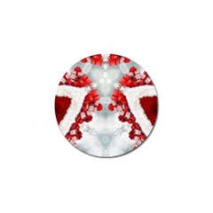 Christmas-background-tile-gifts Golf Ball Marker