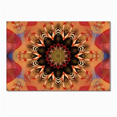 Abstract-kaleidoscope-design Postcards 5  X 7  (pkg Of 10)