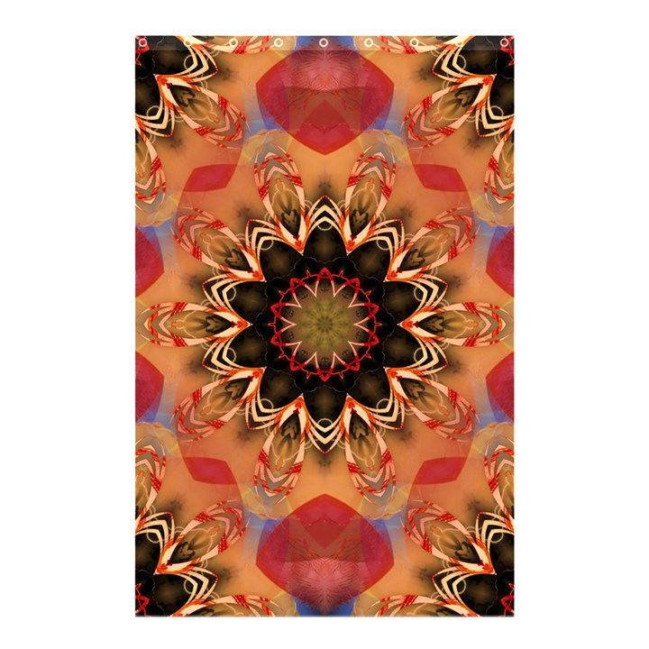 Abstract-kaleidoscope-design Shower Curtain 48  x 72  (Small) 