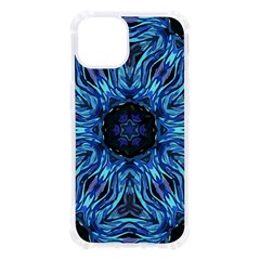 Background-blue-flower Iphone 13 Tpu Uv Print Case by Bedest