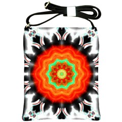 Abstract-kaleidoscope-colored Shoulder Sling Bag