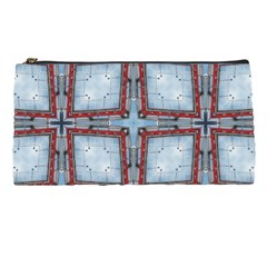 Pattern-cross-geometric-shape Pencil Case