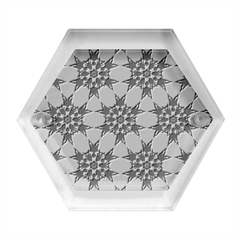 Pattern-tile-background-seamless Hexagon Wood Jewelry Box by Bedest