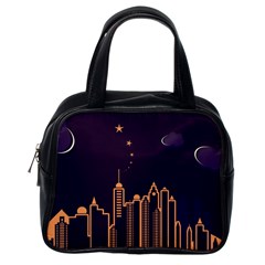 Skyscraper Town Urban Towers Classic Handbag (one Side) by pakminggu