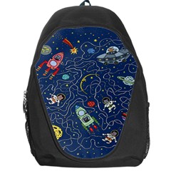 Cat-cosmos-cosmonaut-rocket Backpack Bag by pakminggu