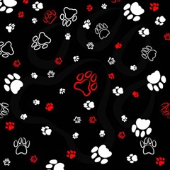 Art Pattern Traces Paw Play Mat (rectangle) by pakminggu