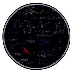 Math Mathematics Pattern Wireless Fast Charger(black) by pakminggu