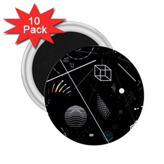 Future Space Aesthetic Math 2.25  Magnets (10 pack) 