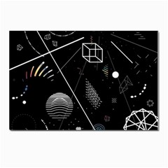 Future Space Aesthetic Math Postcards 5  x 7  (Pkg of 10)