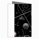 Future Space Aesthetic Math Greeting Cards (Pkg of 8) Right