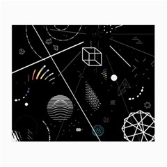 Future Space Aesthetic Math Small Glasses Cloth (2 Sides)