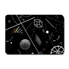 Future Space Aesthetic Math Small Doormat