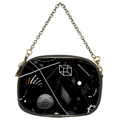 Future Space Aesthetic Math Chain Purse (Two Sides)