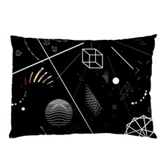 Future Space Aesthetic Math Pillow Case