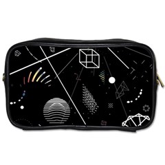 Future Space Aesthetic Math Toiletries Bag (Two Sides)