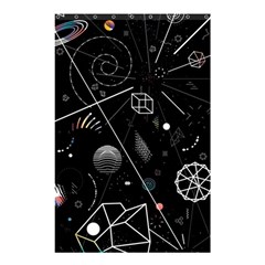 Future Space Aesthetic Math Shower Curtain 48  x 72  (Small) 
