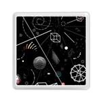 Future Space Aesthetic Math Memory Card Reader (Square) Front