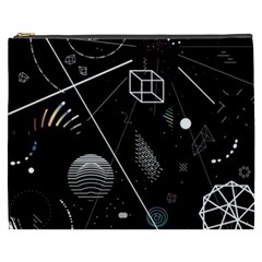 Future Space Aesthetic Math Cosmetic Bag (xxxl)