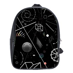 Future Space Aesthetic Math School Bag (XL)