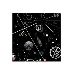 Future Space Aesthetic Math Satin Bandana Scarf 22  x 22 