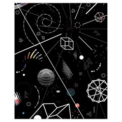 Future Space Aesthetic Math Drawstring Bag (Small)
