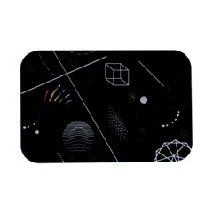 Future Space Aesthetic Math Open Lid Metal Box (Silver)  