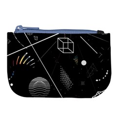 Future Space Aesthetic Math Large Coin Purse
