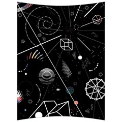 Future Space Aesthetic Math Back Support Cushion