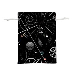 Future Space Aesthetic Math Lightweight Drawstring Pouch (S)