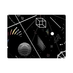 Future Space Aesthetic Math Premium Plush Fleece Blanket (Mini)