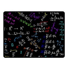 Mathematics  Physics Maths Math Pattern Two Sides Fleece Blanket (small)