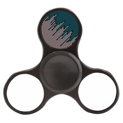 Abstract Diagonal Striped Lines Pattern Finger Spinner