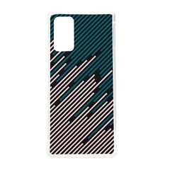 Abstract Diagonal Striped Lines Pattern Samsung Galaxy Note 20 Tpu Uv Case by pakminggu
