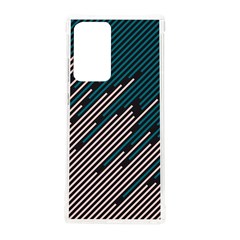 Abstract Diagonal Striped Lines Pattern Samsung Galaxy Note 20 Ultra Tpu Uv Case by pakminggu