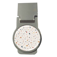 Terrazzo Natural Stone Pattern Art Money Clips (round)  by pakminggu