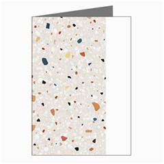 Terrazzo Natural Stone Pattern Art Greeting Cards (pkg Of 8) by pakminggu