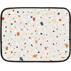 Terrazzo Natural Stone Pattern Art Fleece Blanket (mini) by pakminggu