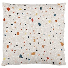Terrazzo Natural Stone Pattern Art Standard Premium Plush Fleece Cushion Case (one Side)