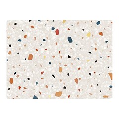 Terrazzo Natural Stone Pattern Art Two Sides Premium Plush Fleece Blanket (mini) by pakminggu