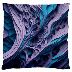 Abstract Trims Large Premium Plush Fleece Cushion Case (two Sides) by pakminggu